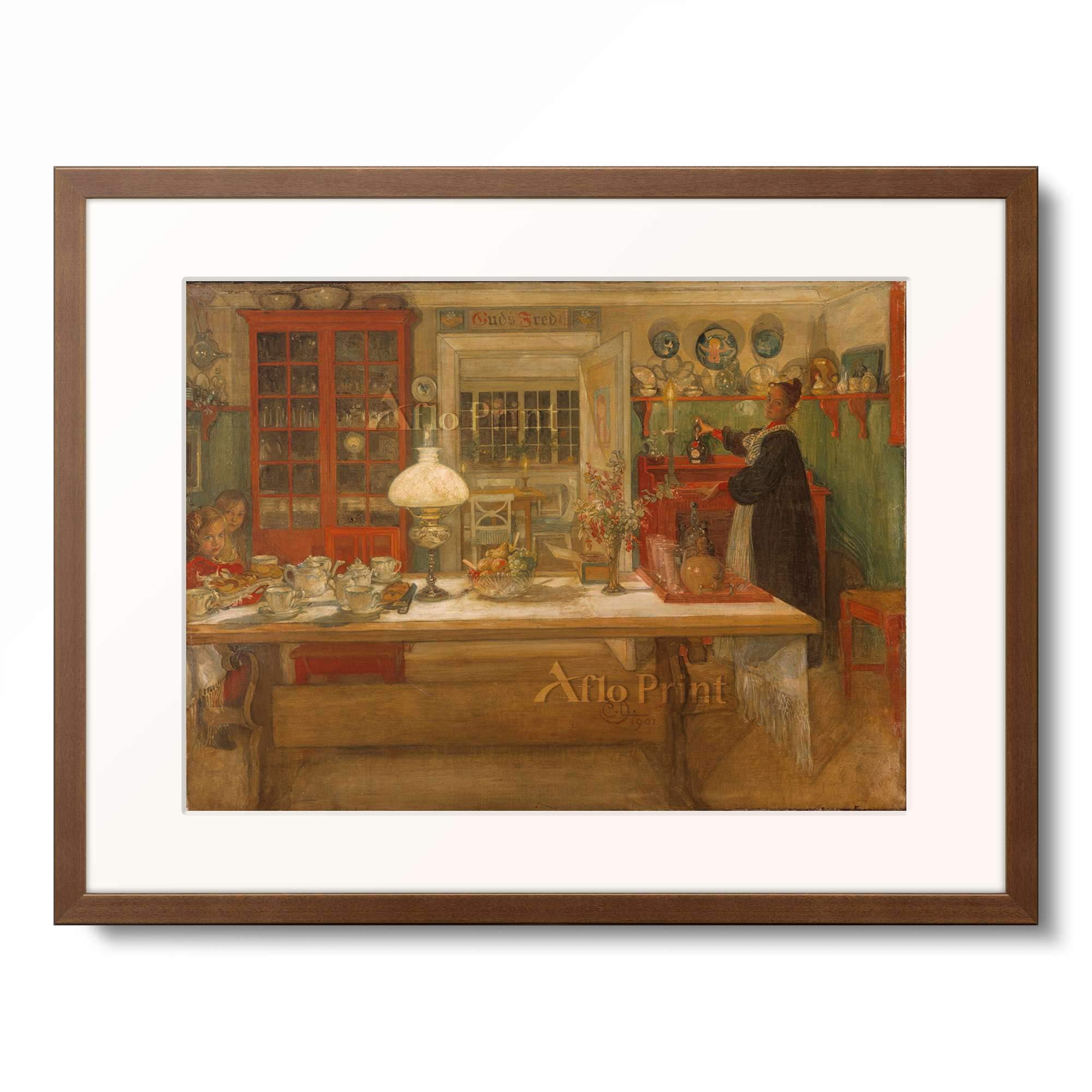 Amazon.co.jp: カール・ラーション Carl Larsson 「Getting Ready for